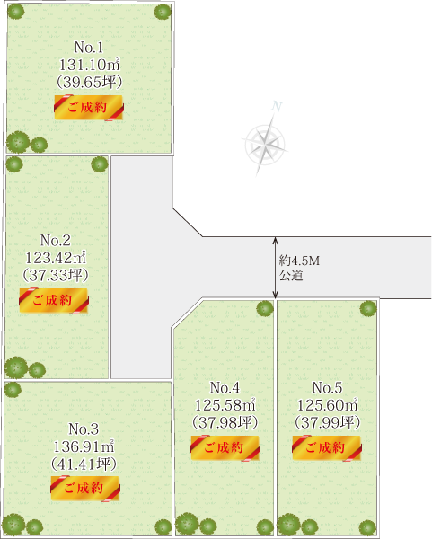 高座郡寒川町一之宮土地の区画図