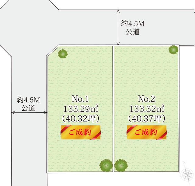 厚木市南町土地の区画図
