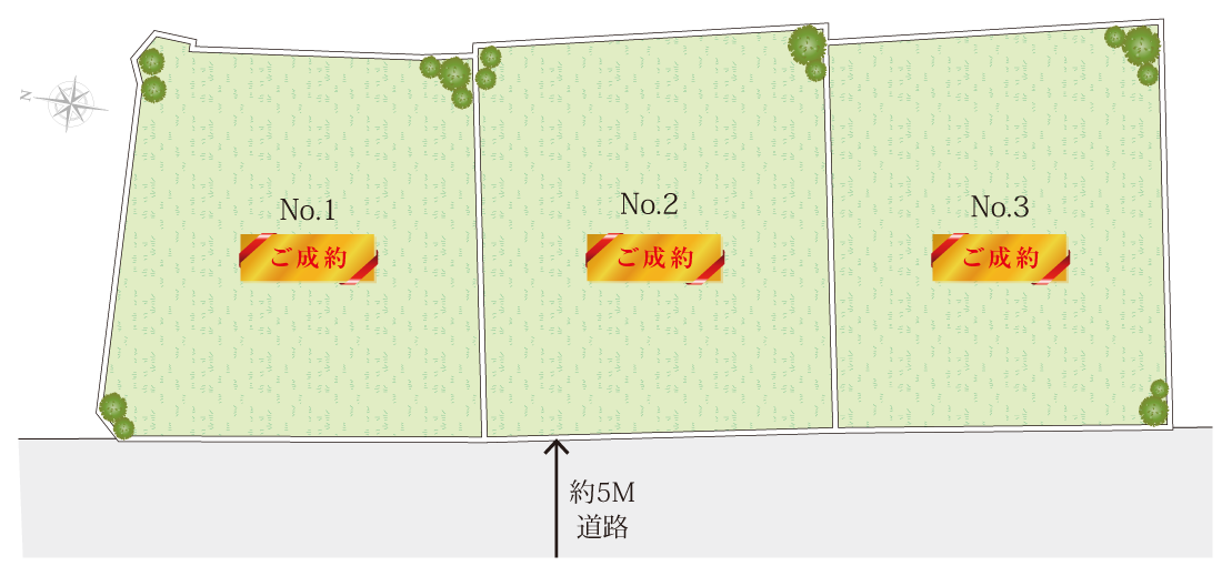 厚木市温水西　新築一戸建ての区画図