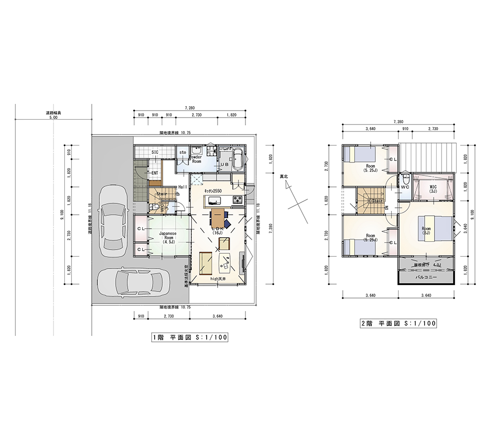 建物参考プラン16区画
