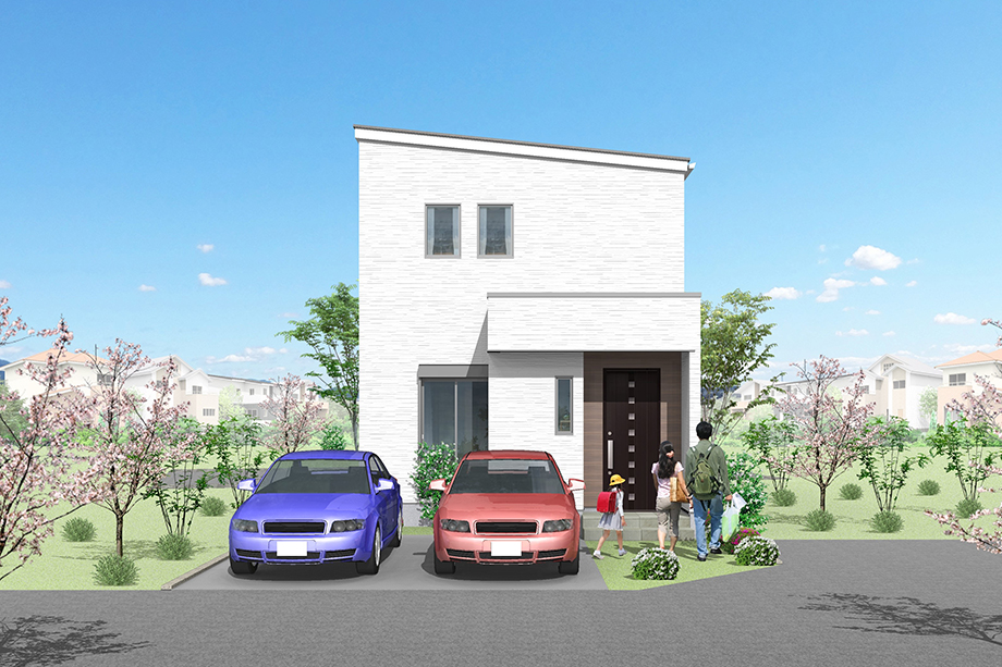 【No.6　建物完成イメージCG】 ※実際とは異なる場合がございます。