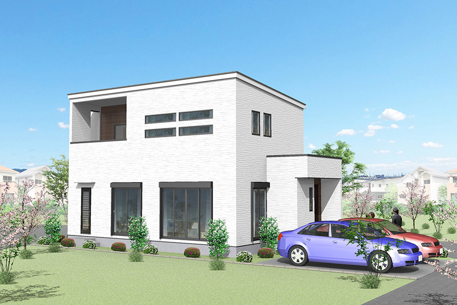 【No.6　建物完成イメージCG】 ※実際とは異なる場合がございます。