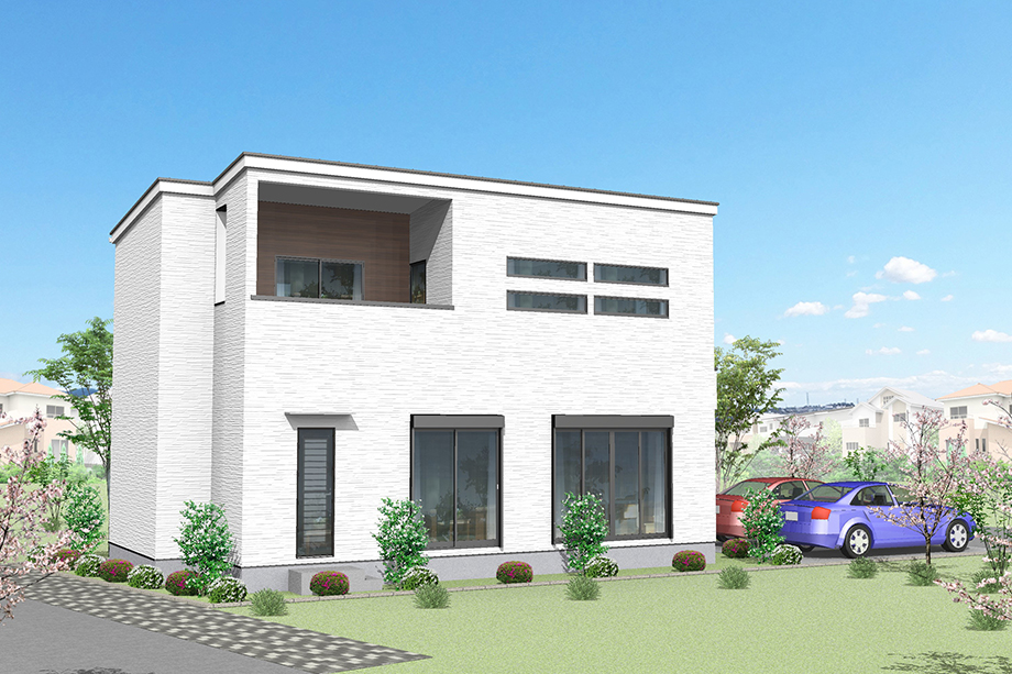 【No.6　建物完成イメージCG】 ※実際とは異なる場合がございます。