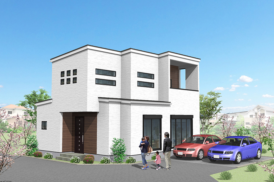 【No.17　建物完成イメージCG】 ※実際とは異なる場合がございます。