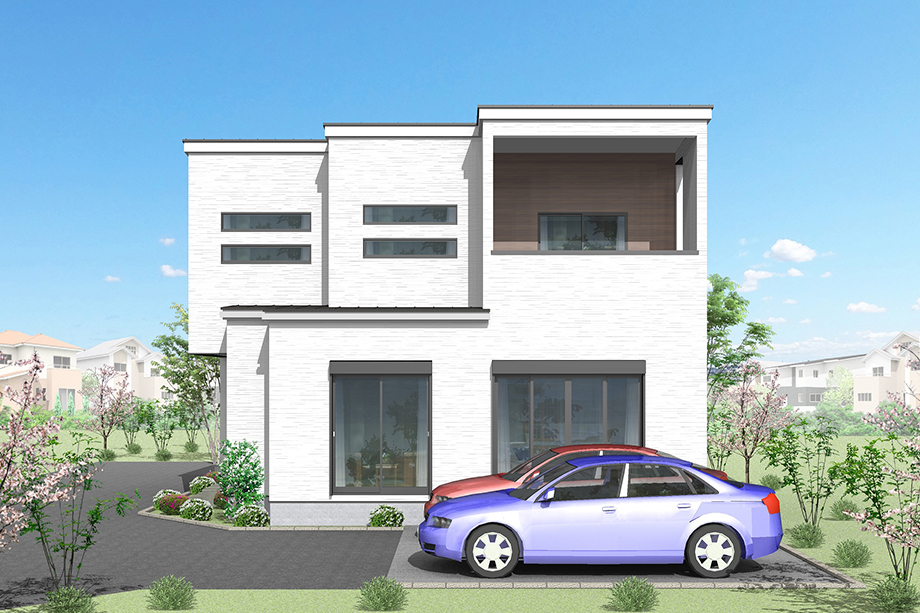 【No.17　建物完成イメージCG】 ※実際とは異なる場合がございます。