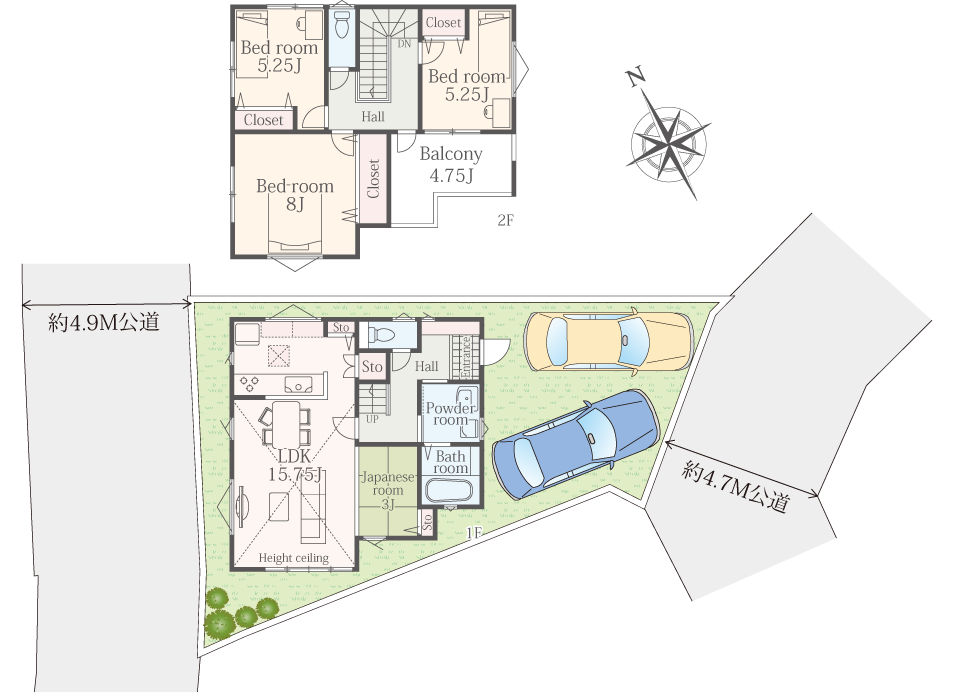 間取図2号棟
