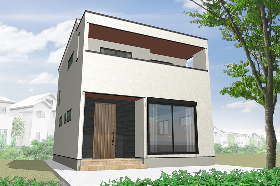 【建物完成イメージCG】※イメージパースにつき実際とは異なります。