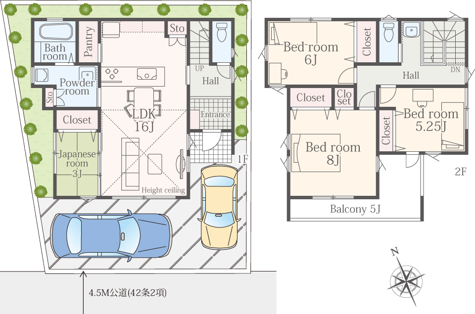 建物参考プラン8区画