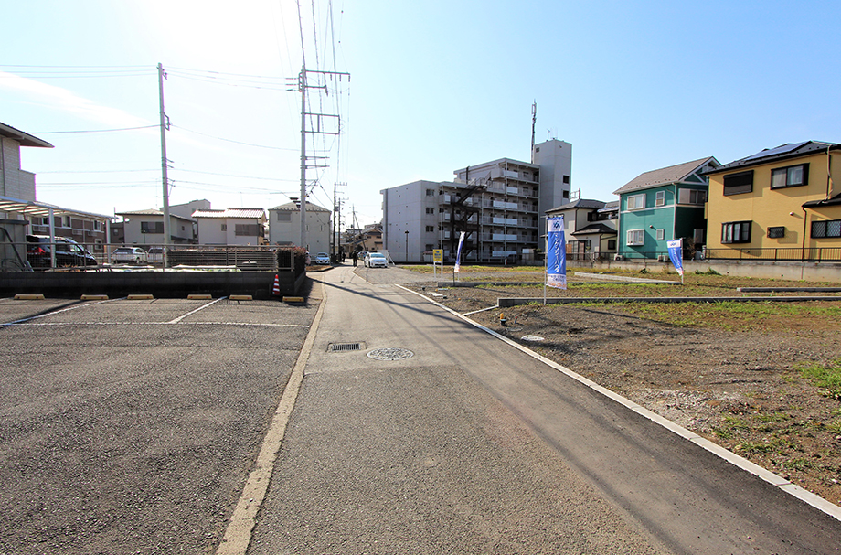 厚木市妻田東 新築一戸建て【全面道路】　※平成30年12月27日撮影