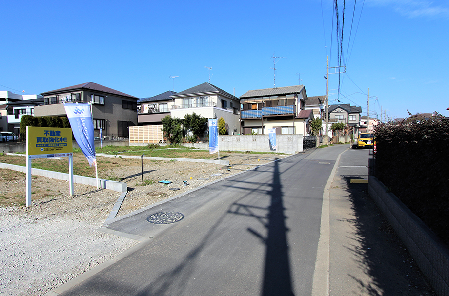 厚木市妻田東 新築一戸建て【全面道路】　※平成30年12月27日撮影