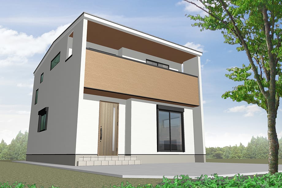 【4号棟　建物完成イメージ】