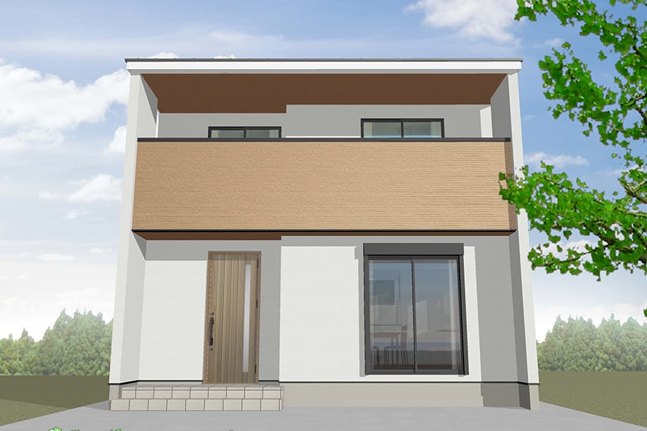 【4号棟　建物完成イメージ】