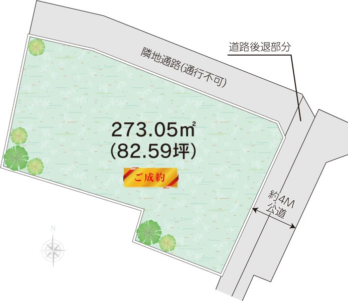 秦野市河原町土地の区画図