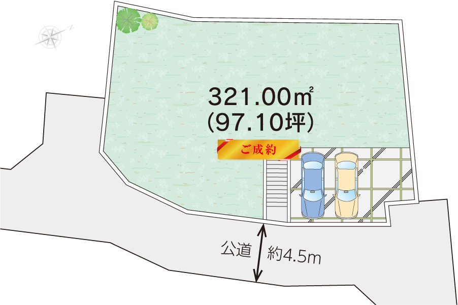 秦野市南矢名土地の区画図