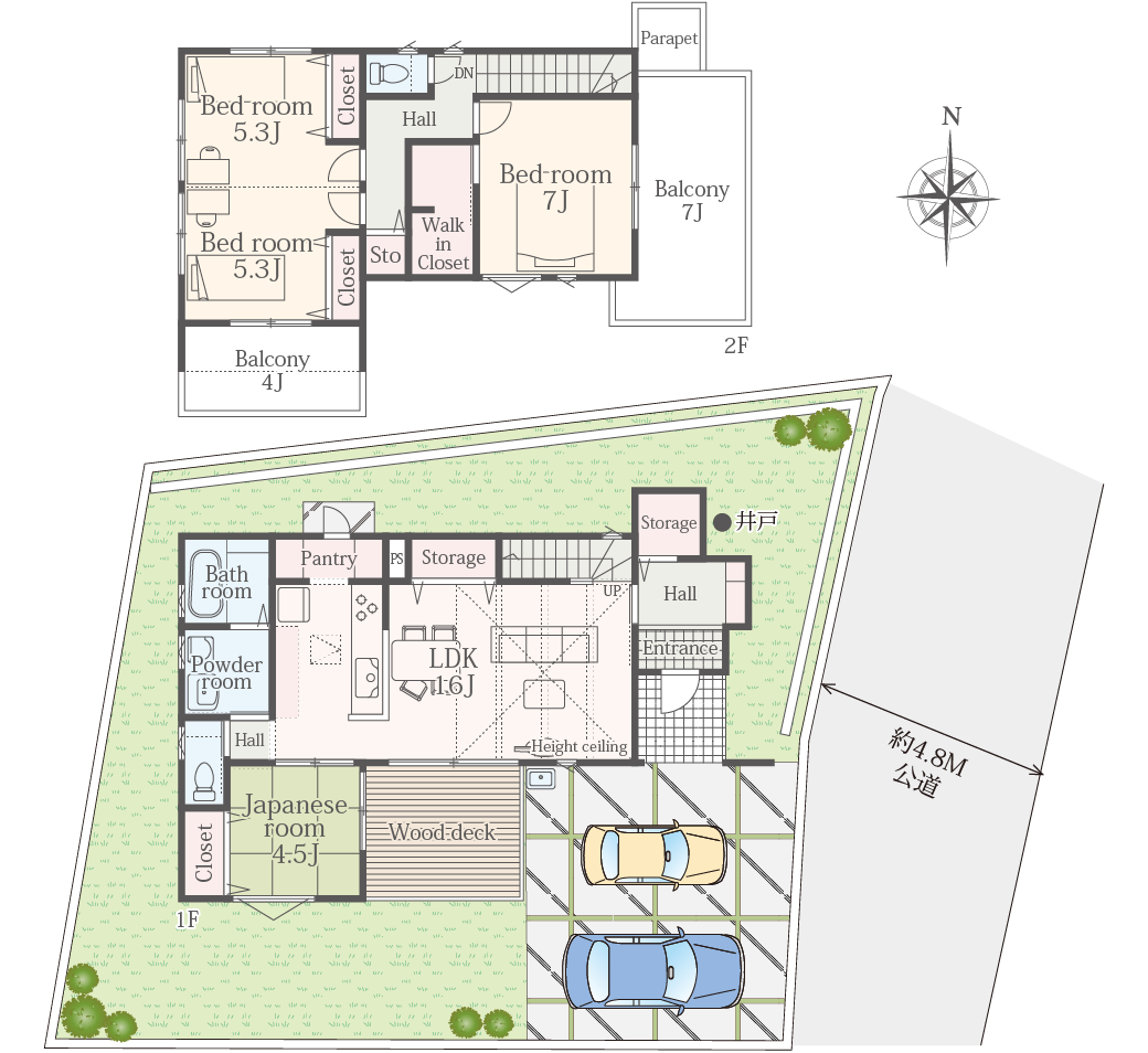 間取図1号棟