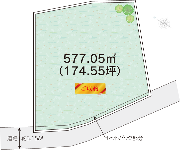 秦野市西田原土地の区画図