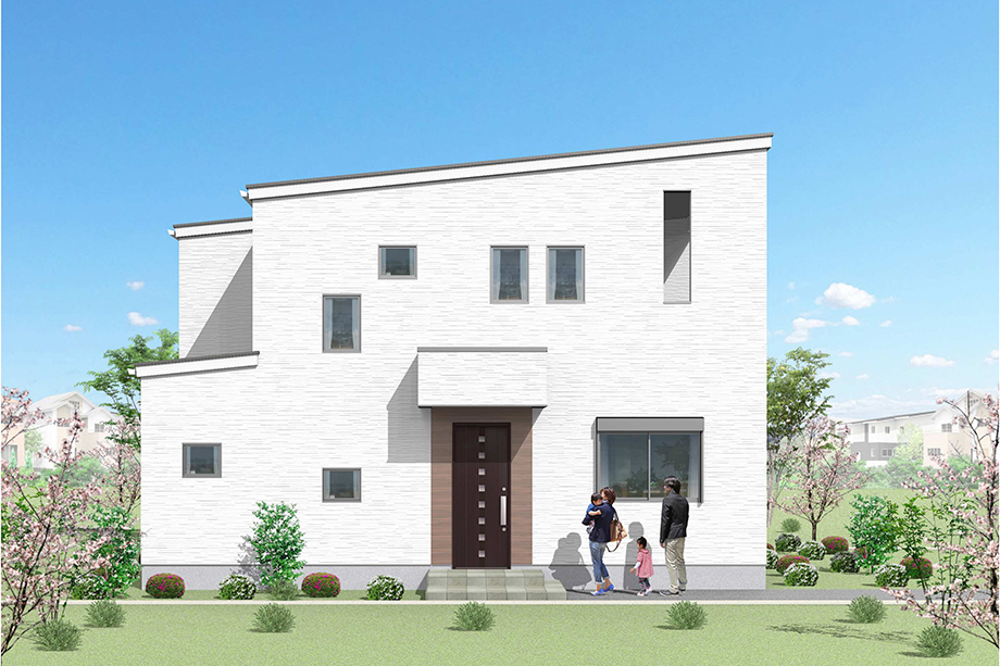 【参考プラン　建物完成イメージCG】 ※実際とは異なる場合がございます。