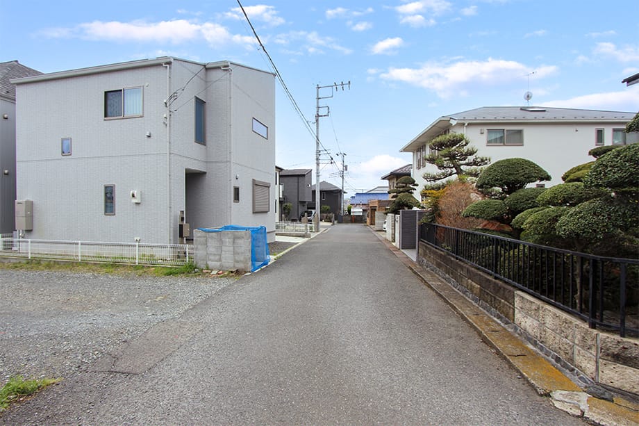 【西側前面道路】※令和3年3月25日撮影