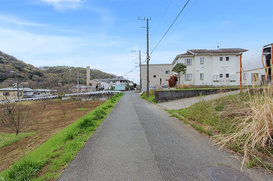 【東側前面道路】※令和3年3月25日撮影