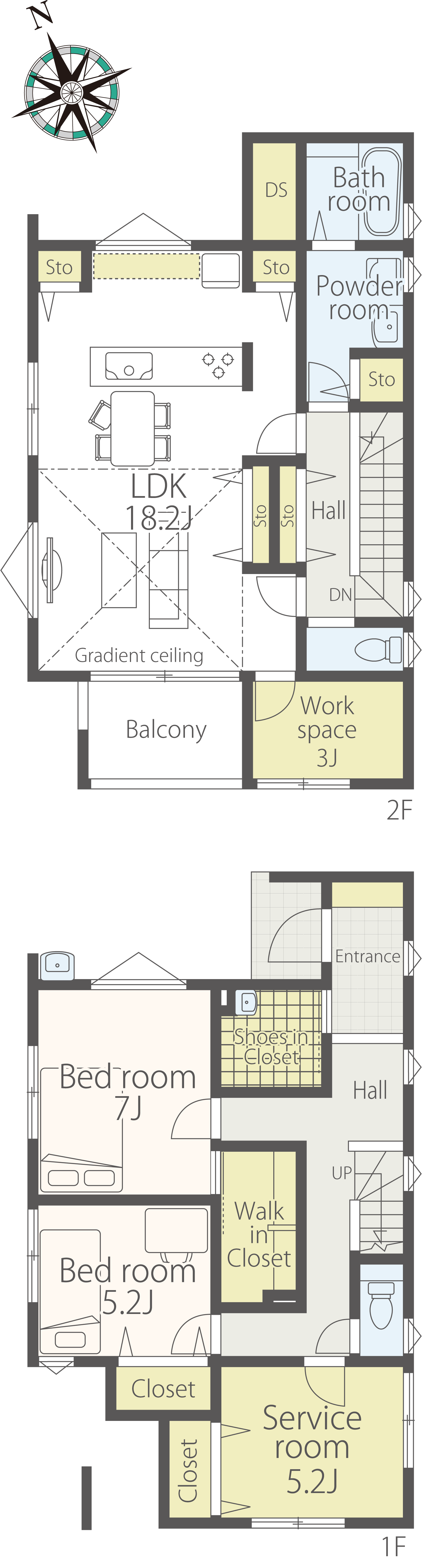 間取図4号棟