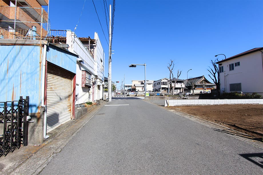 【前面道路】 ※令和3年3月3日撮影
