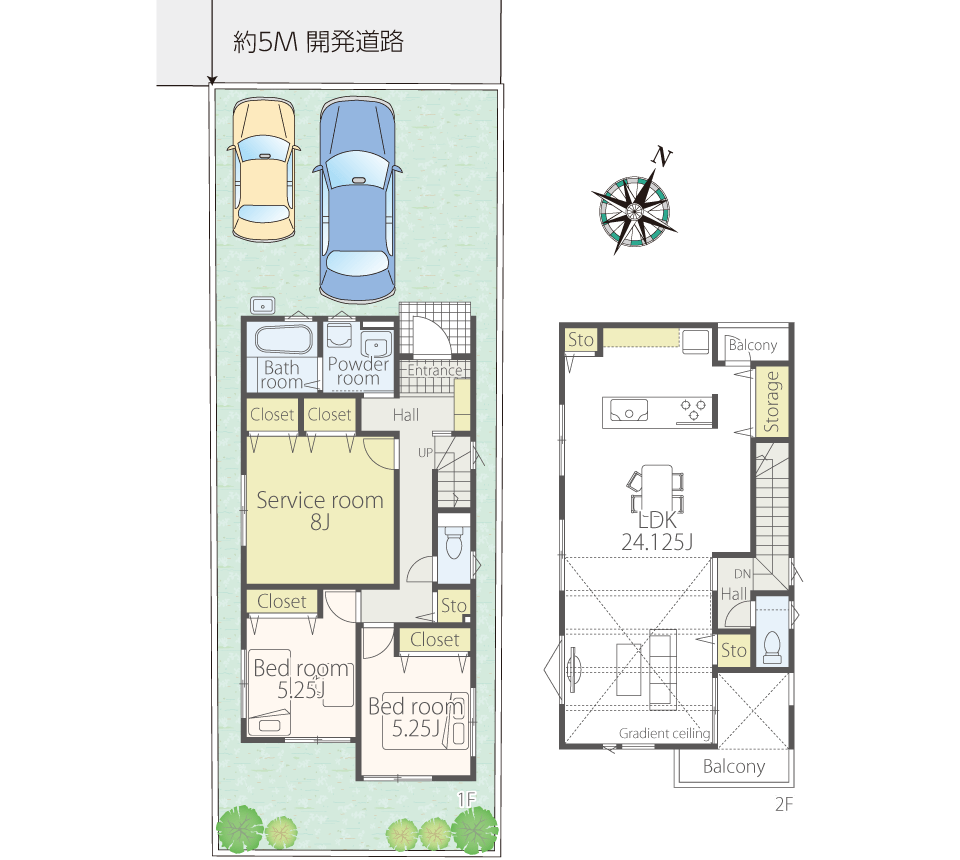 間取図6号棟