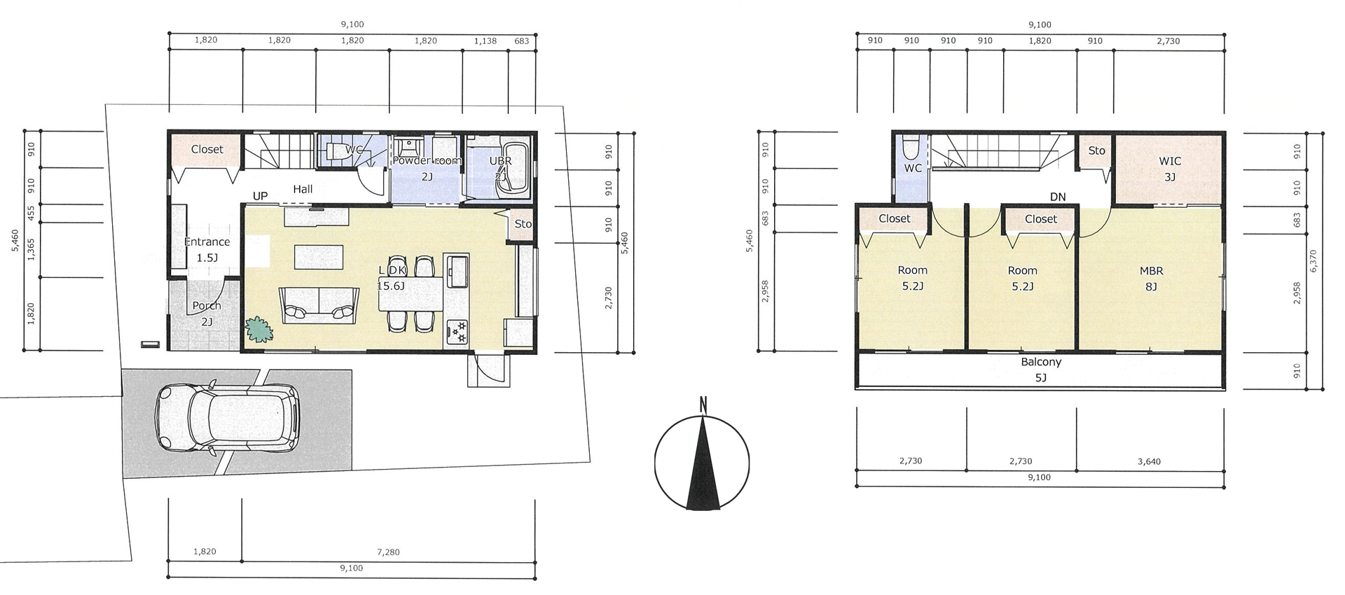 建物参考プラン1区画