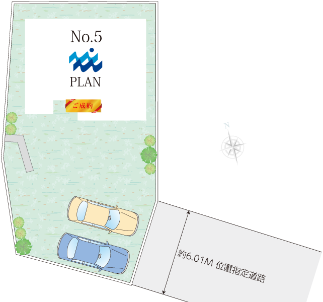 平塚市真田新築一戸建ての区画図