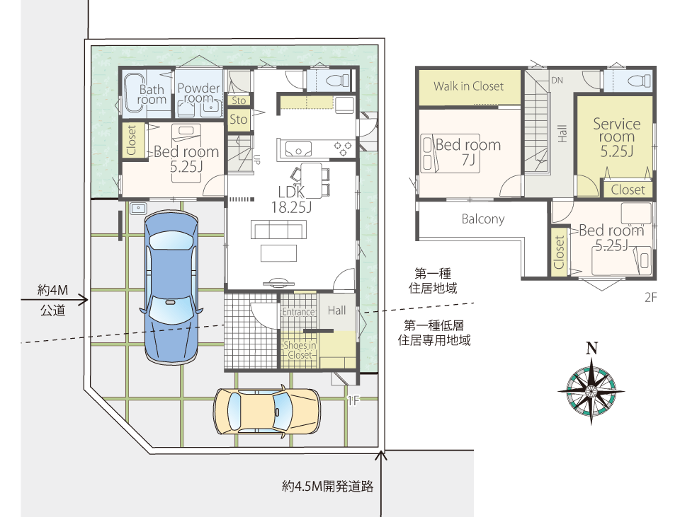 間取図1号棟