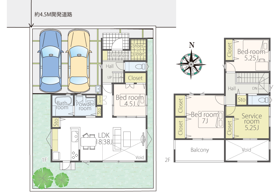 間取図9号棟