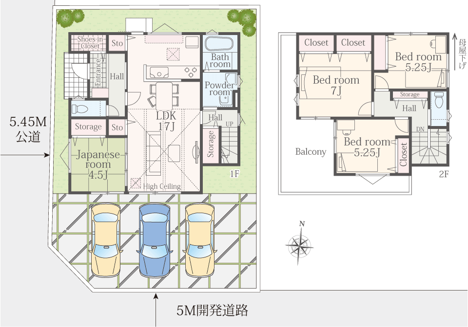 間取図1号棟