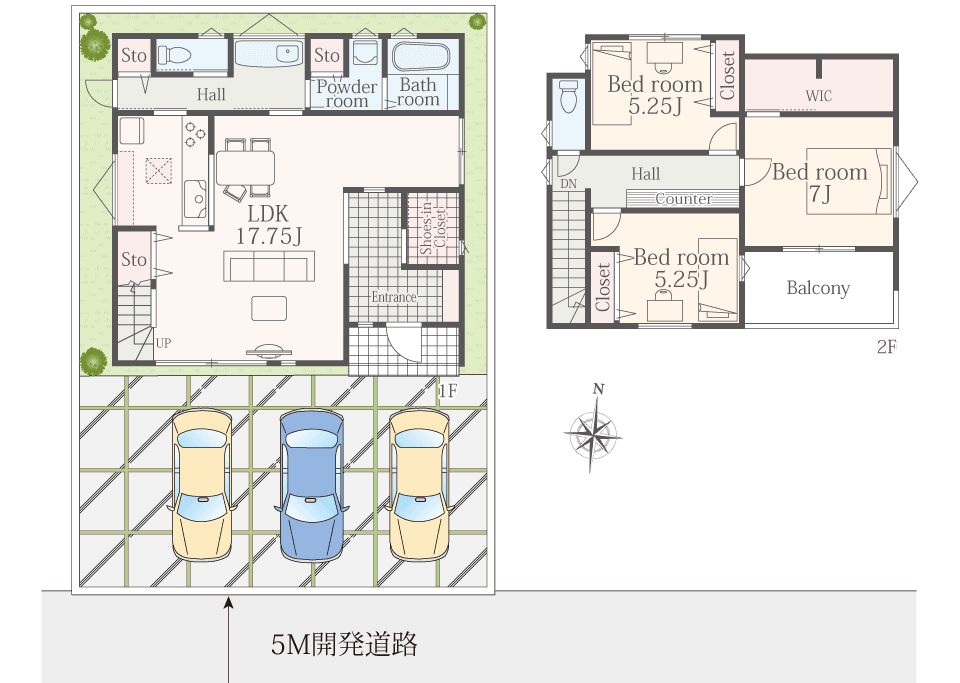 間取図2号棟