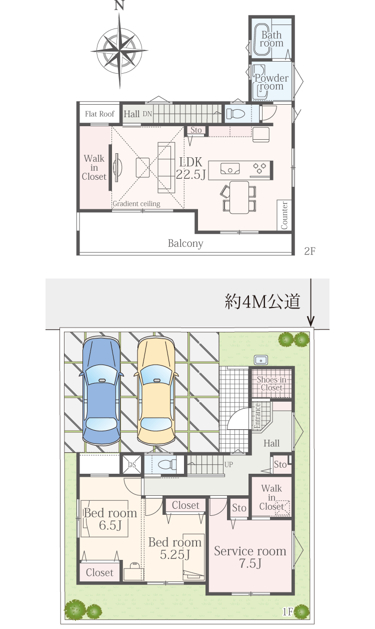 間取図2号棟