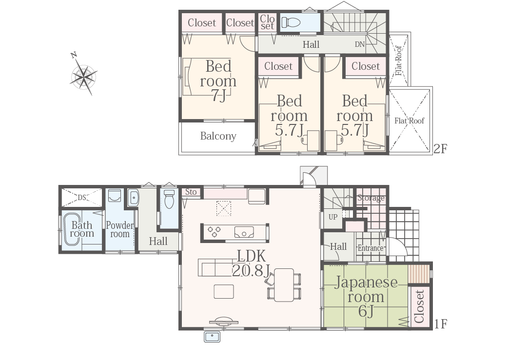 間取図4号棟