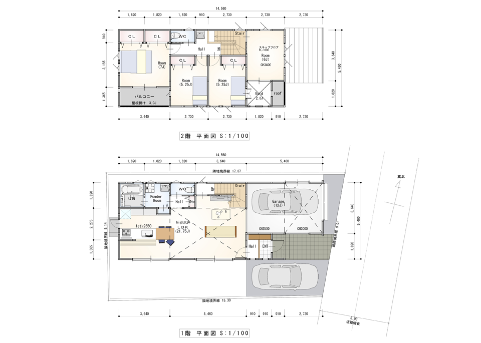 建物参考プラン1区画