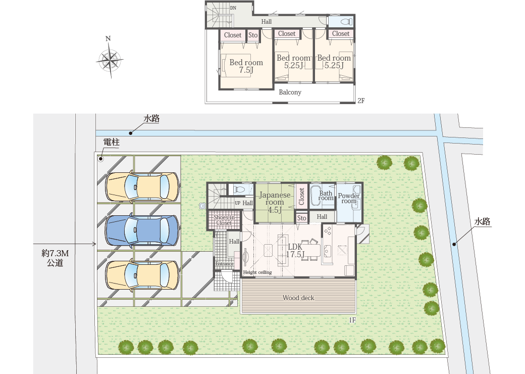 間取図1号棟